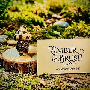 Handcrafted Mushroom Figurine